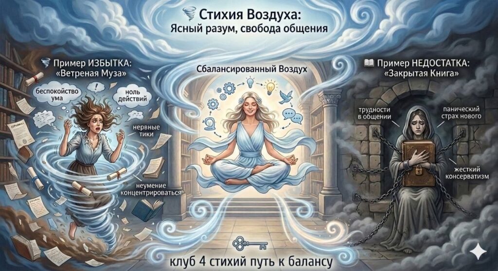 Стихия Воздуха: Ясный разум, свобода общения