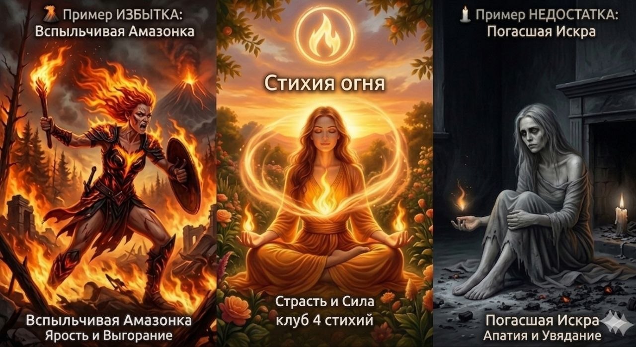 Стихия Огня: Как найти баланс между страстью и выгоранием?